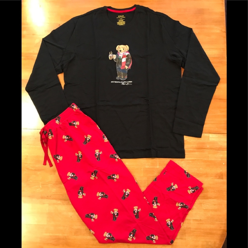 POLO RALPH LAUREN Cocoa Bear Pajamas - Picture 8 of 8